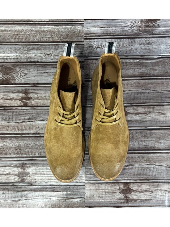 John Varvatos collection Varick Suede Leather Chukka Shoes Sz 11 color Tan New main image 9
